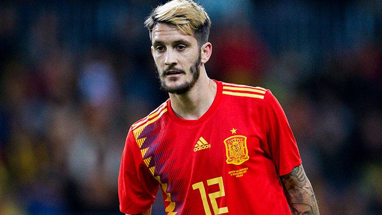 Luis Alberto in his debut with the Spanish selection
