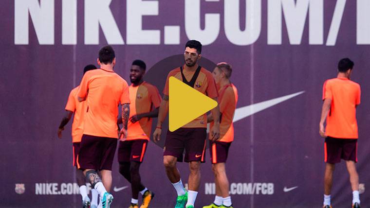 Luis Suárez y el FC Barcelona, entrenando en la Ciutat Esportiva