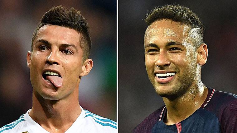 Cristiano Ronaldo and Neymar Jr, face to face