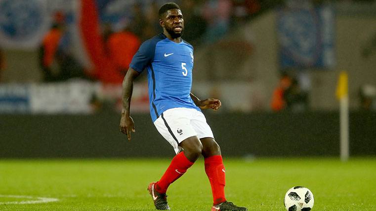 Umtiti, during a party with France