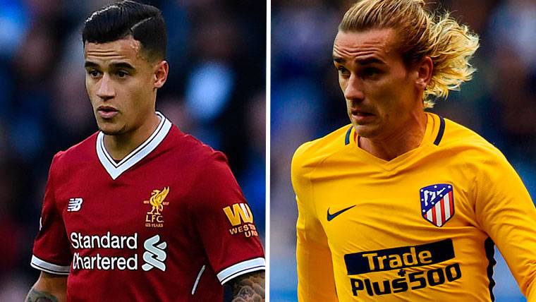 Coutinho And Griezmann, in parties with Liverpool and Athletic respectively
