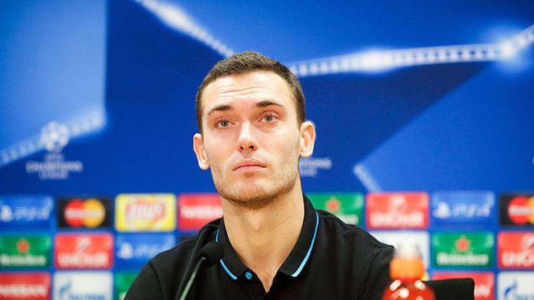 Thomas Vermaelen, in press conference with the FC Barcelona