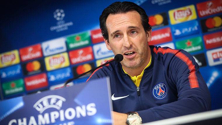 Unai Emery, speaking in press conference with the PSG