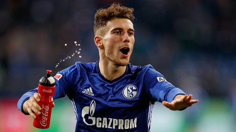 Goretzka, durante un partido