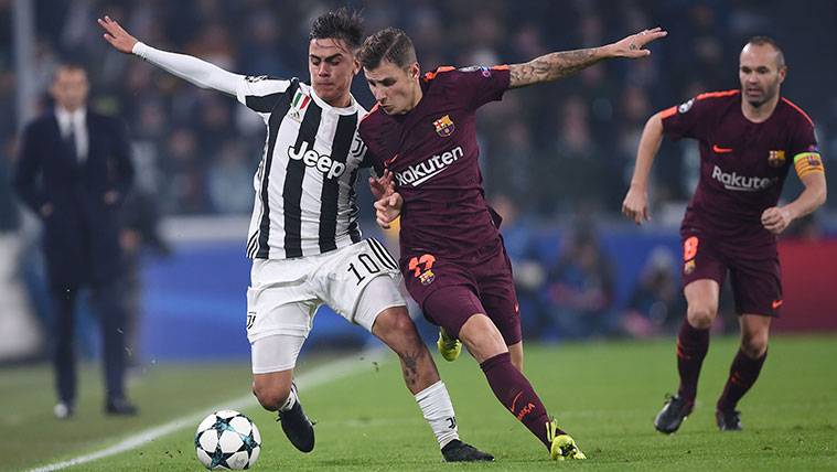 Lucas Digne conflict by a balloon with Paulo Dybala