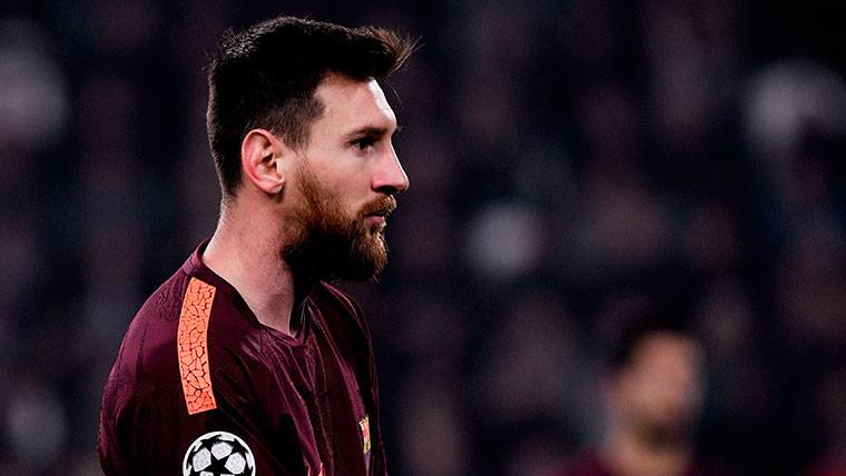 Leo Messi, durante el partido contra la Juventus de Turín