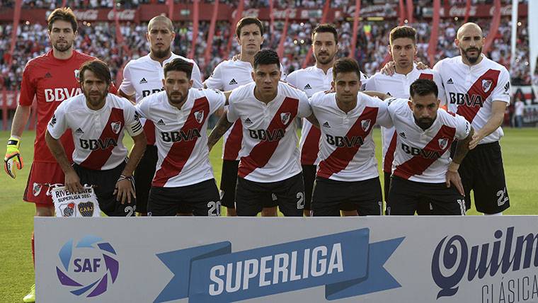 River Plate, antes de un partido contra Boca Júniors