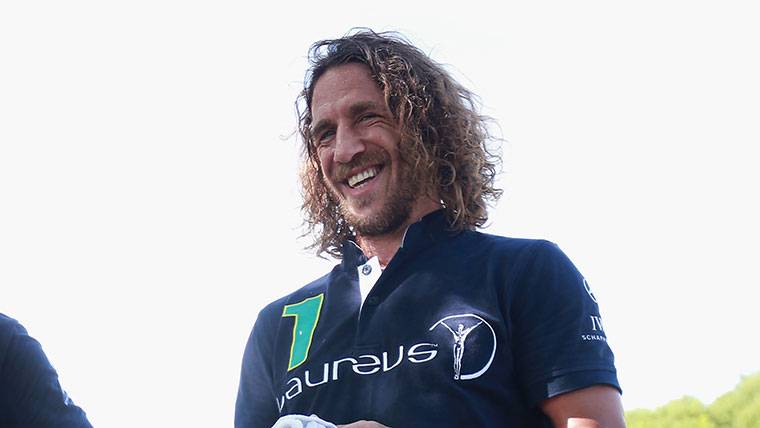 Carles Puyol, before the essay of the draw of the World-wide