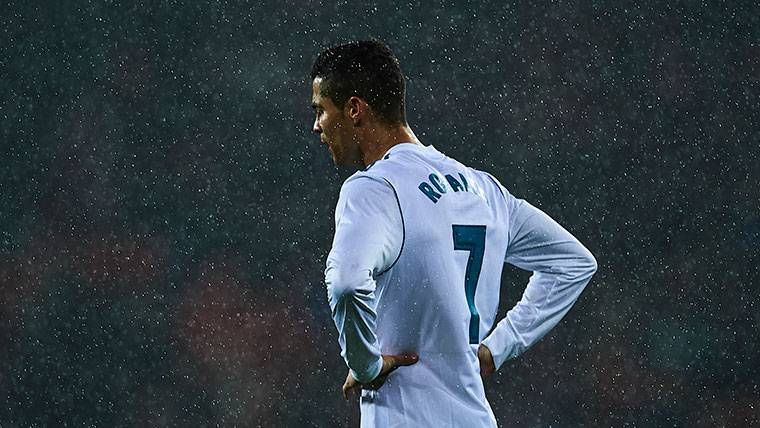Cristiano Ronaldo, durante el Athletic Club-Real Madrid