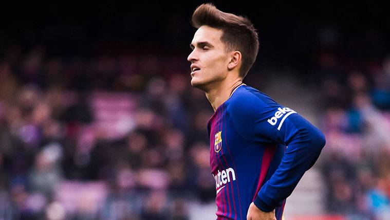 Denis Suárez in a party with the FC Barcelona