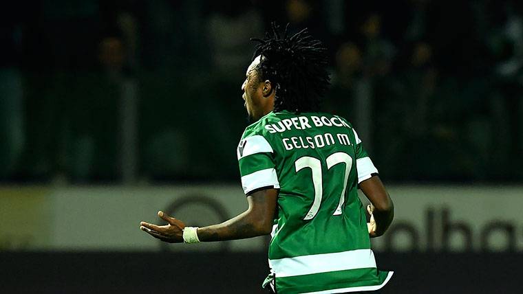 Gelson Martins, in a party with the Sporting of Portugal