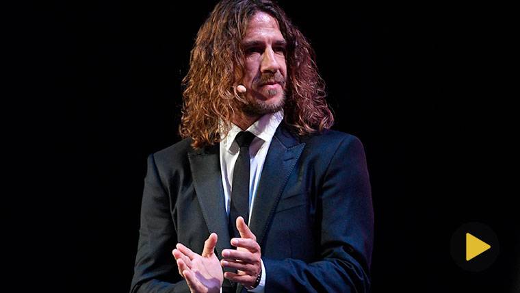 Carles Puyol, during the draw of the groups of the World-wide 2018