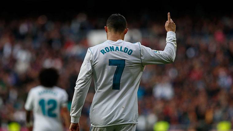 Cristiano Ronaldo, durante el último partido con el Real Madrid