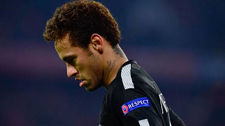 Neymar Jr, durante un partido con el PSG esta campaña