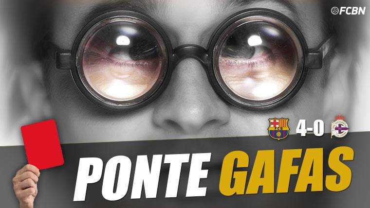 New referee's error against of the FC Barcelona