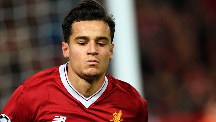 Philippe Coutinho in a party of the Liverpool
