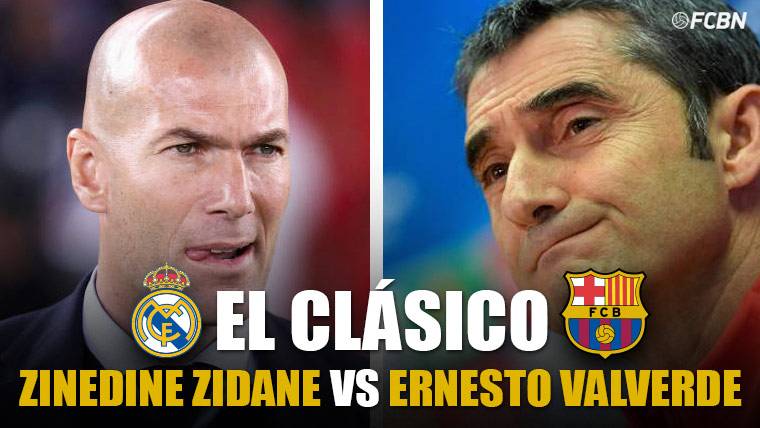 Zinedine Zidane y Ernesto Valverde, cara a cara
