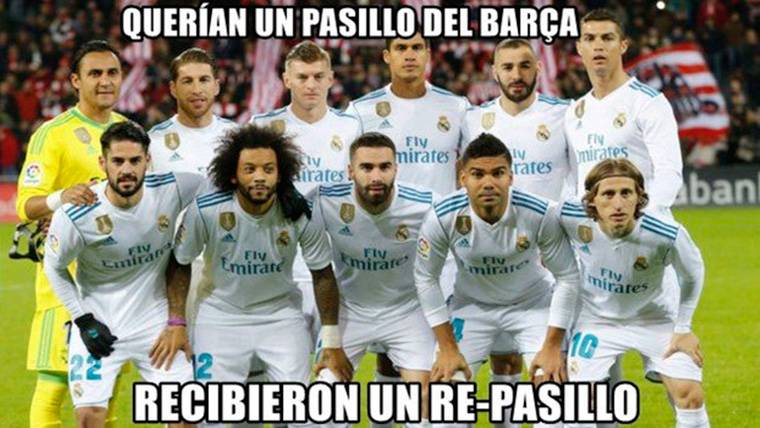 The Real Madrid received a review of part of the FC Barcelona