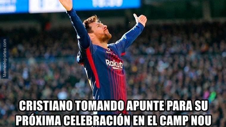 Leo Messi, protagonista de los 'memes' del Clásico