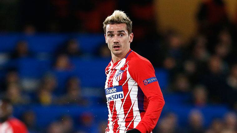 Griezmann, during a party with the Athletic