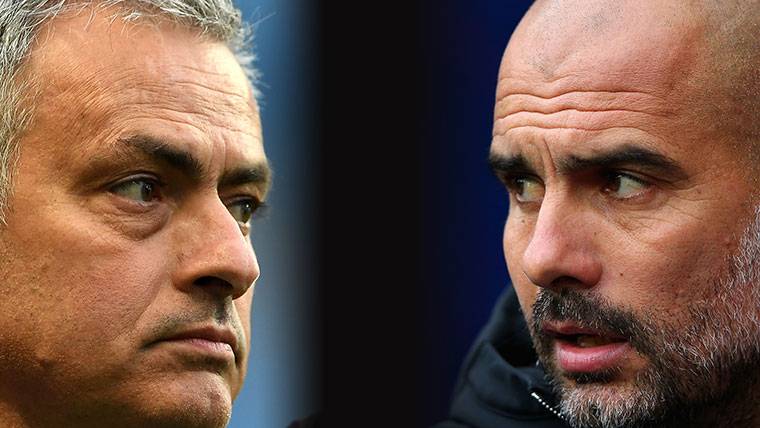Mourinho and Guardiola, face to face in the Premier League
