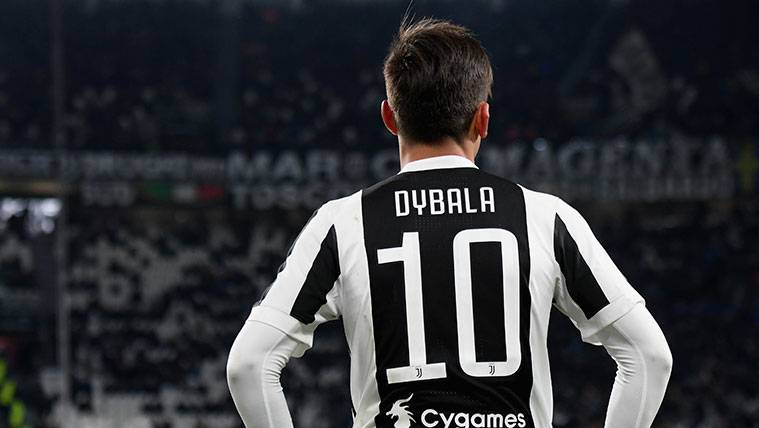 Paulo Dybala en un partido de la Juventus