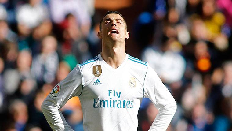 Cristiano Ronaldo durante un partido
