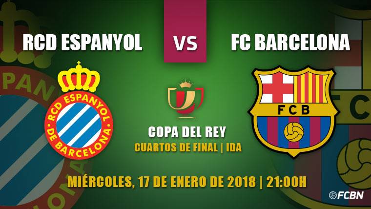 Previous of the Espanyol-Barça of Glass of Rey