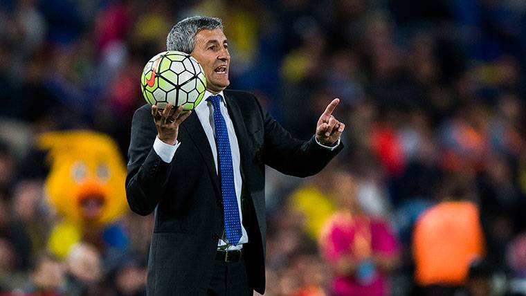 Quique Setién, entrenador del Real Betis