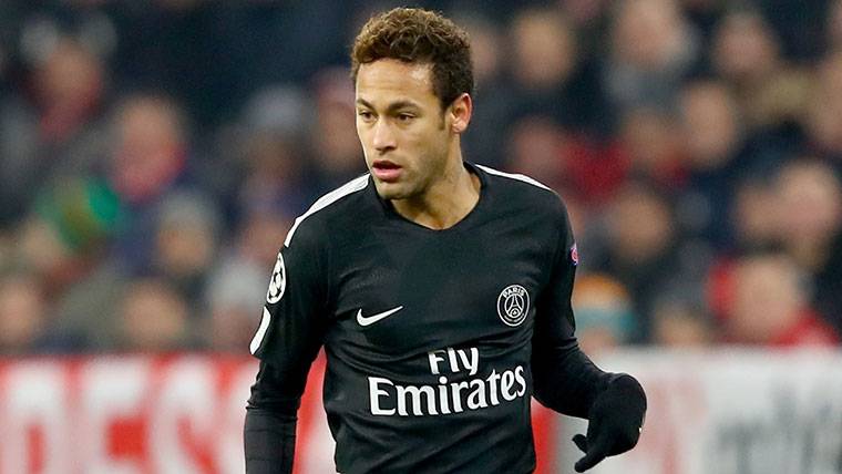 Neymar Jr, durante un partido con el PSG esta temporada 2017-18