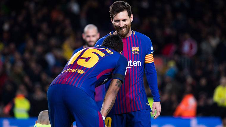 Paulinho And Messi, together in a party with the FC Barcelona