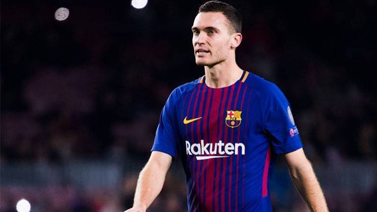 Thomas Vermaelen, durante un partido con el FC Barcelona