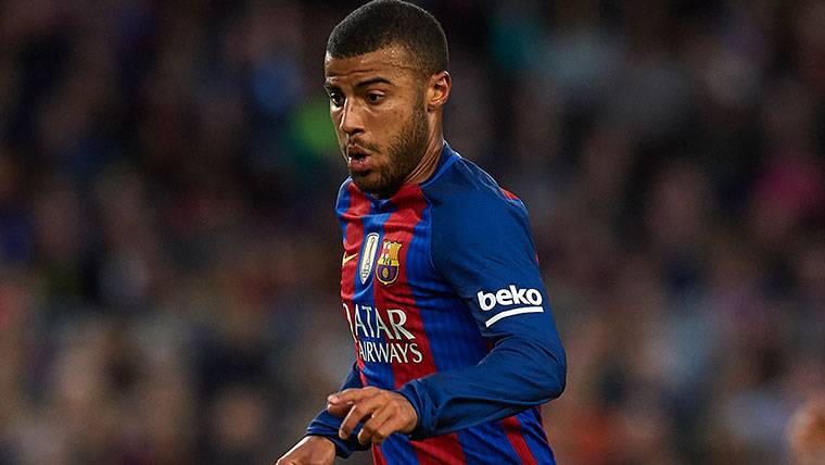 Rafinha Alcántara, durante un partido con el FC Barcelona