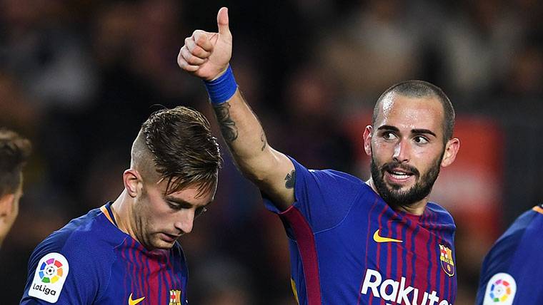 Aleix Vidal and Gerard Deulofeu in a party with the FC Barcelona