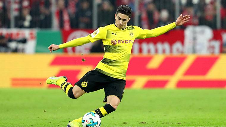 Marc Bartra, durante un partido con el Borussia Dortmund