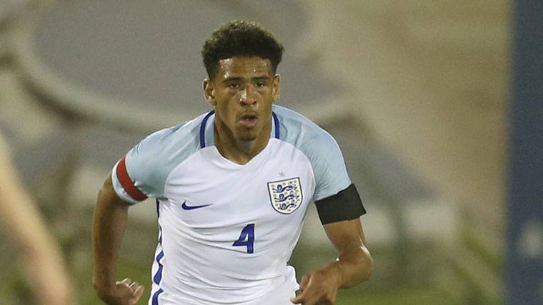 Marcus McGuane, during a party with the Sub 18 of England