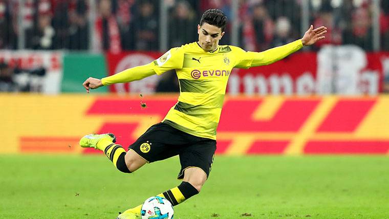 Marc Bartra, durante un partido con el Borussia Dortmund