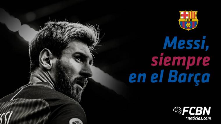 Leo Messi, para siempre jugador del FC Barcelona