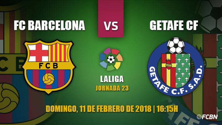 Previous of the party that the Barça will play against the Getafe in the Camp Nou