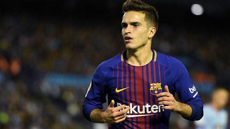 Denis Suárez, during a party of the FC Barcelona