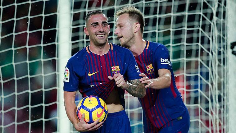 Paco Alcácer went back to the titularity against the Getafe