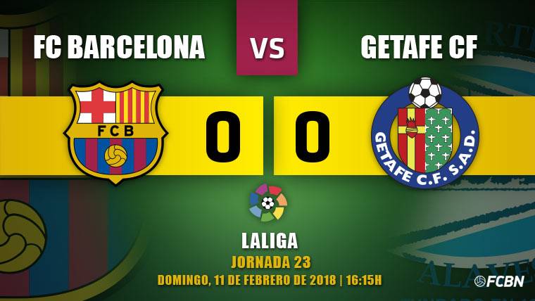 Chronicle of the tie of the Barça against the Getafe