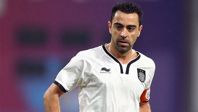 Xavi Hernández in a party of the To the-Sadd of Qatar