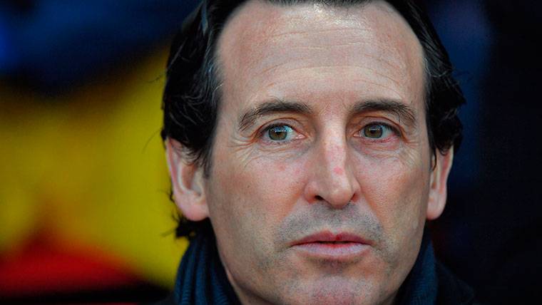 Unai Emery, in an image of archive