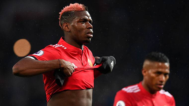 Paul Pogba, after a party contested with the Manchester United