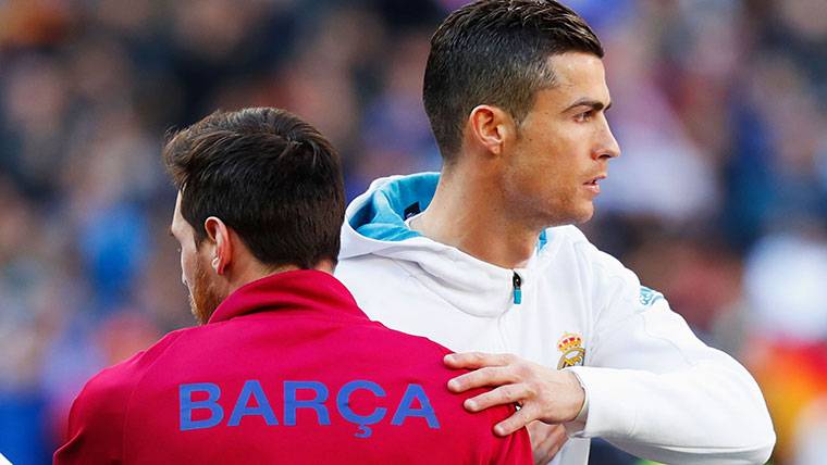 Leo Messi y Cristiano Ronaldo, cara a cara en un Clásico