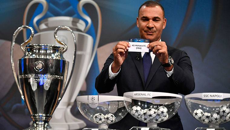 Draw of the current edition of the Champions League