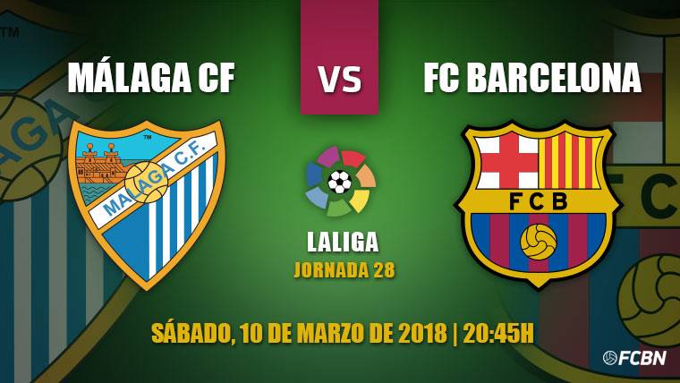 El FC Barcelona se enfrentará al Málaga en La Rosaleda