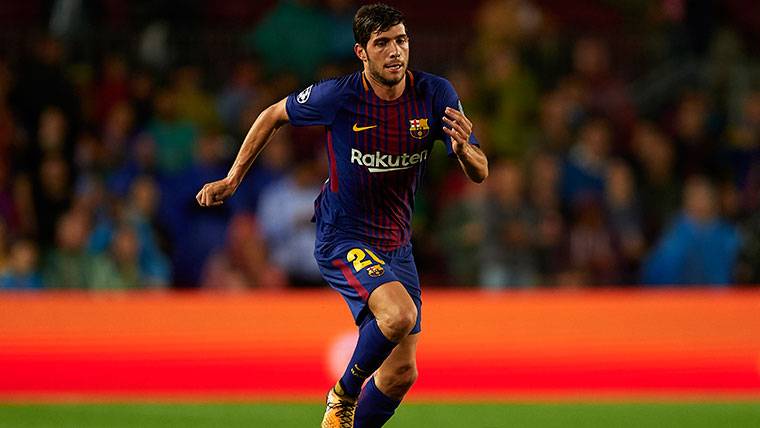 Sergi Roberto saw the yellow in the first time