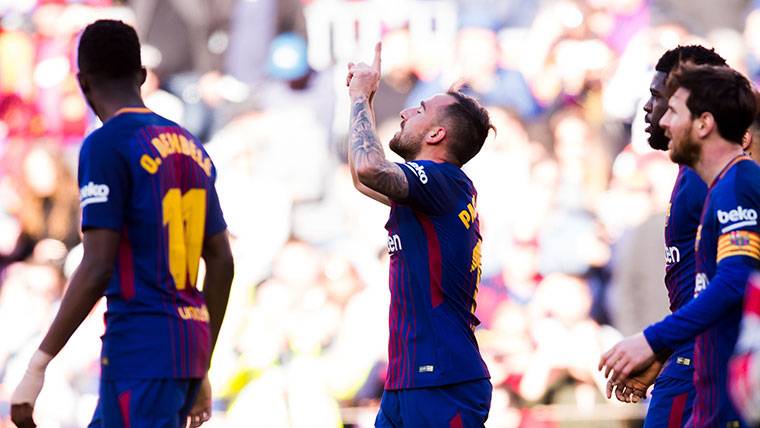 Paco Alcácer could celebrate his sixth goal